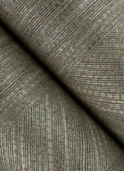 Ladon Brown Metallic Texture Wallpaper