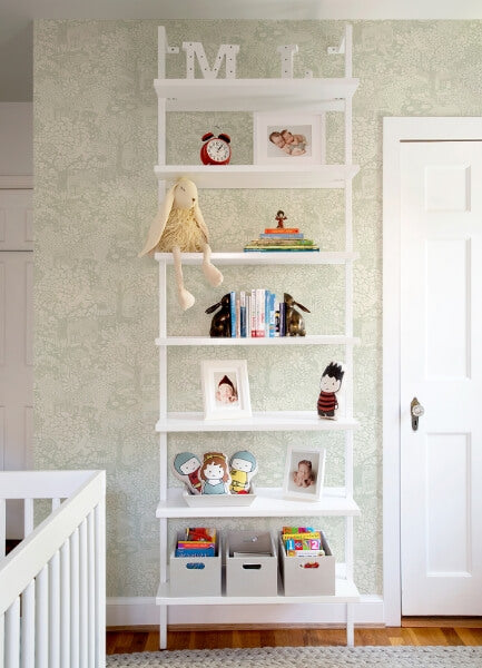 Bygga Bo Seafoam Woodland Village Wallpaper