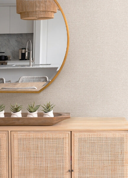 Minerva Blush Texture Geometric Wallpaper