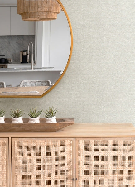 Minerva Cream Texture Geometric Wallpaper