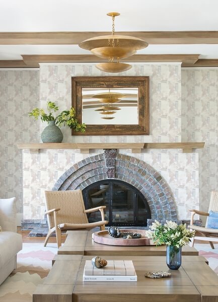 Perrin Lavender Gem Geometric Wallpaper
