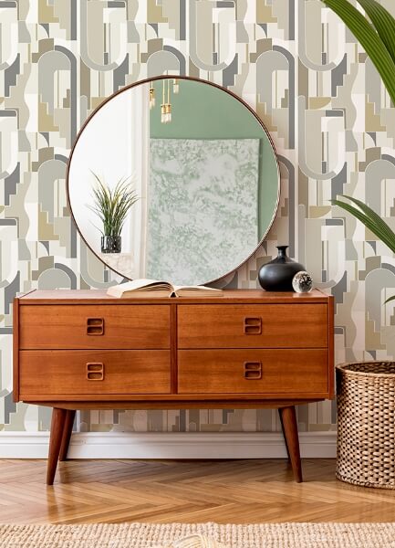 Odele Honey Geometric Archways Wallpaper