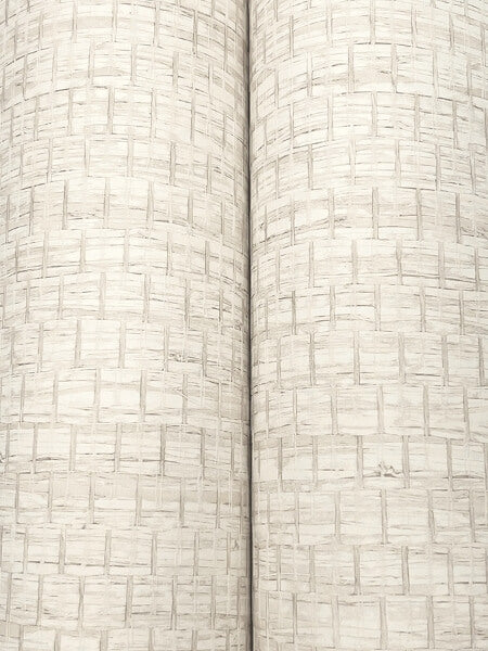 Plaited Grass Cream Wallpaper