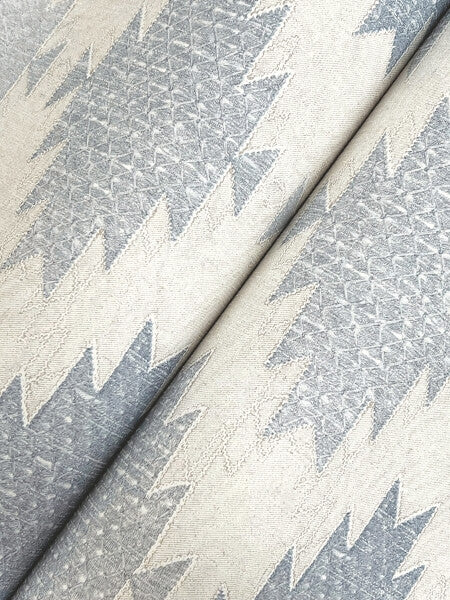 Stitched Heirloom Indigo Wallpaper