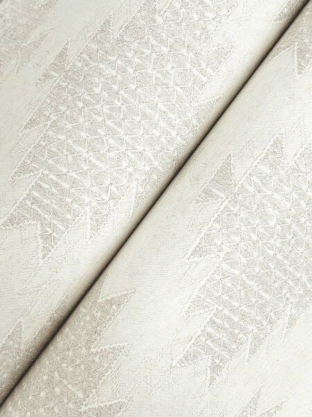 Stitched Heirloom White Wallpaper