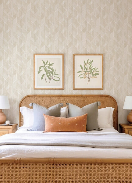 Bryant Gold Crosshatch Wallpaper