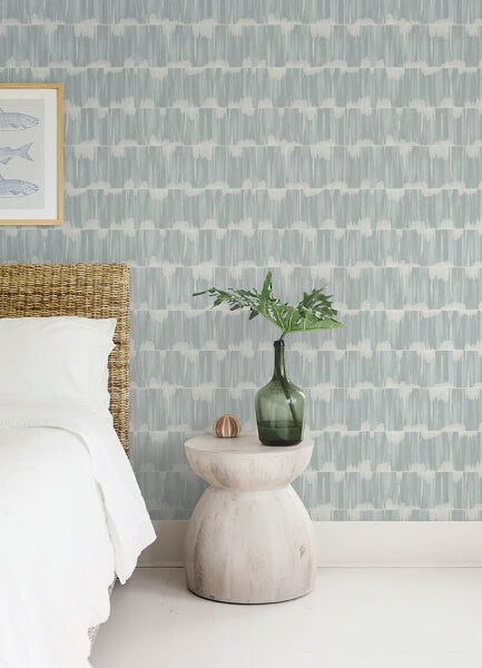 Serendipity Light Blue Shibori Wallpaper