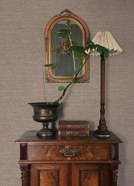 Roderick Mauve Textured Wallpaper