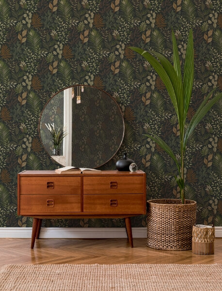 Ängslycka Black Forest Botanicals Wallpaper