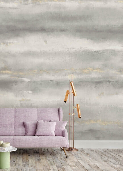 Aveline Grey Wall Mural