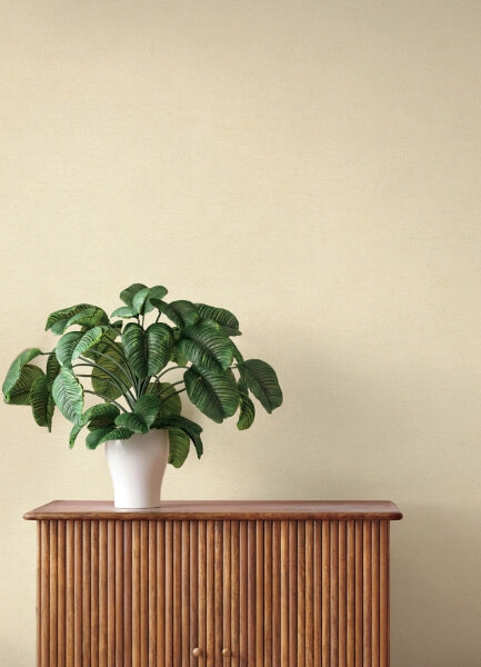 Cullen Khaki Faux Linen Wallpaper