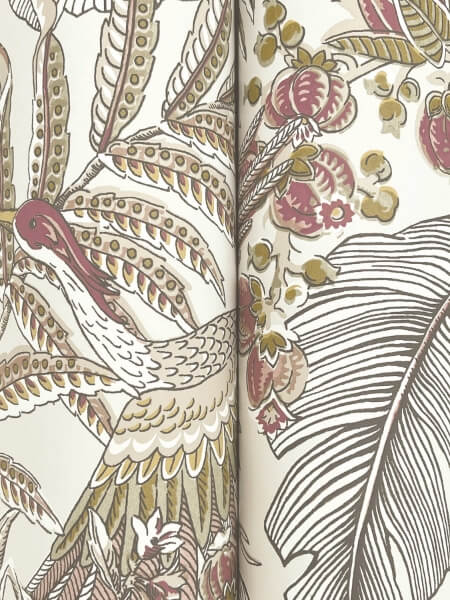 Heronwood Mulberry Wallpaper