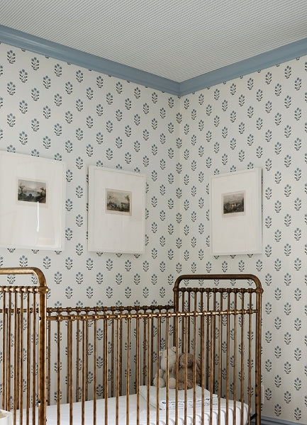 Oliver Heather Simple Stripe Wallpaper