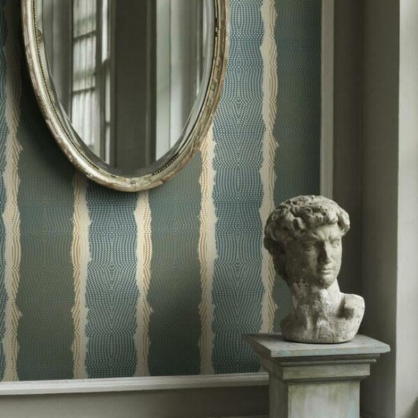Indigenous Teal Wallpaper