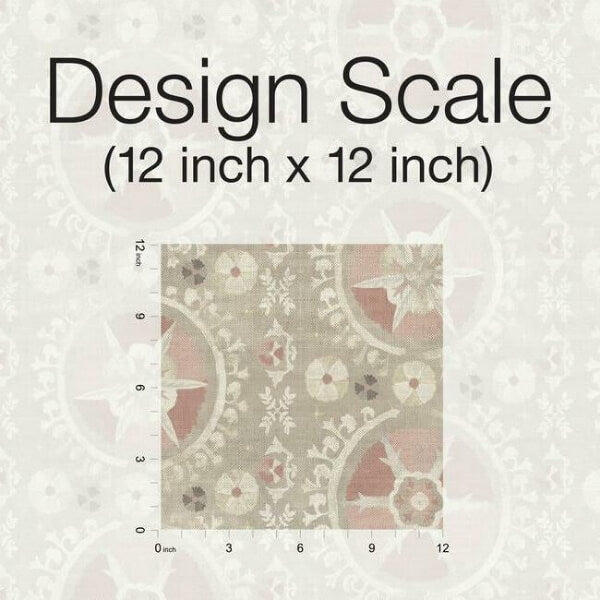 Fleurus Light Pink Wallpaper