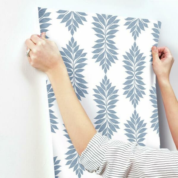 Broadsands Botanica Blue Wallpaper