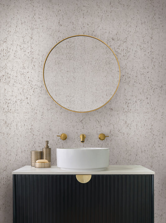 Pale Grey/Silver Cork Wallpaper
