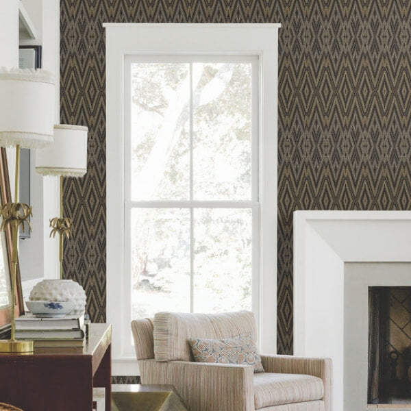 Diamond Marquise Black Wallpaper