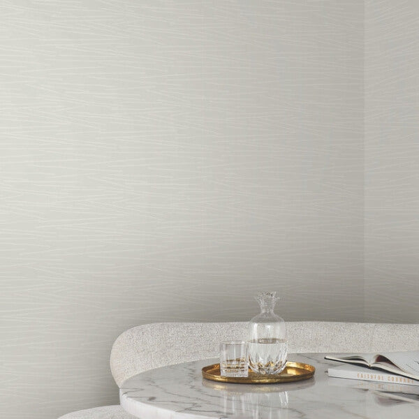 Line Horizon Grey Wallpaper