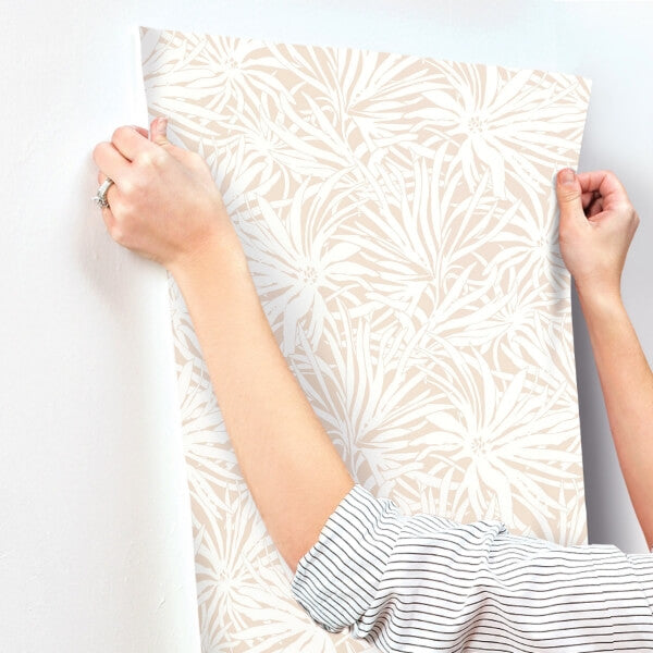 Floral Canopy Blush Wallpaper