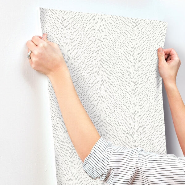 Dew Drop White Wallpaper