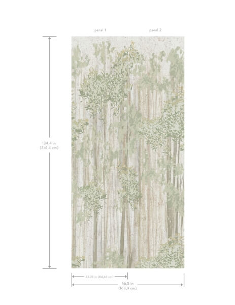 Aspen Grove Forest Mural
