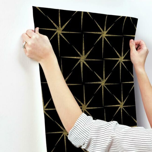 Evening Star Black Wallpaper