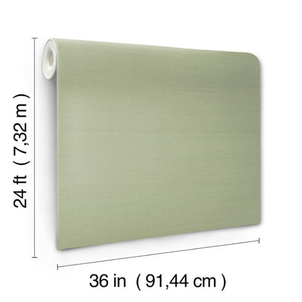 Maguey Sisal Soft Sage Wallpaper