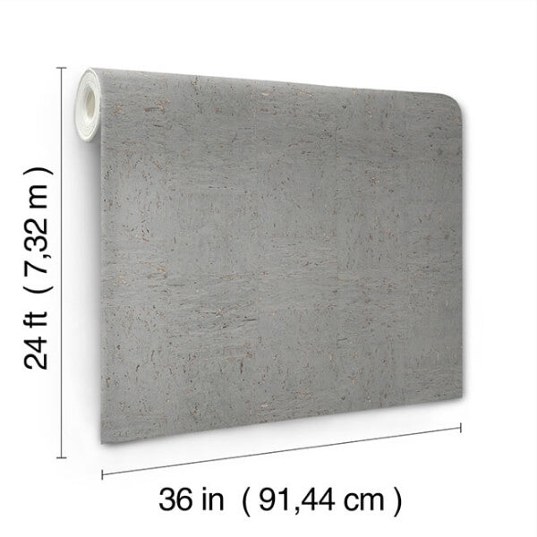 Caldera Cork Steel Wallpaper