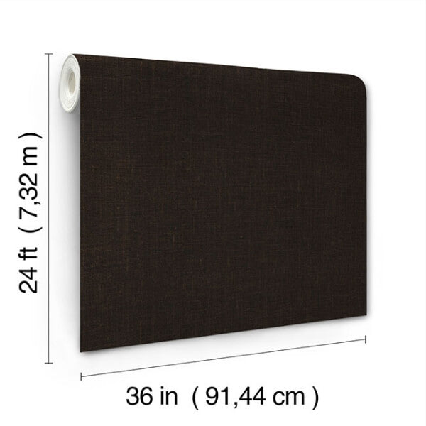 Jute Weave Brown Wallpaper