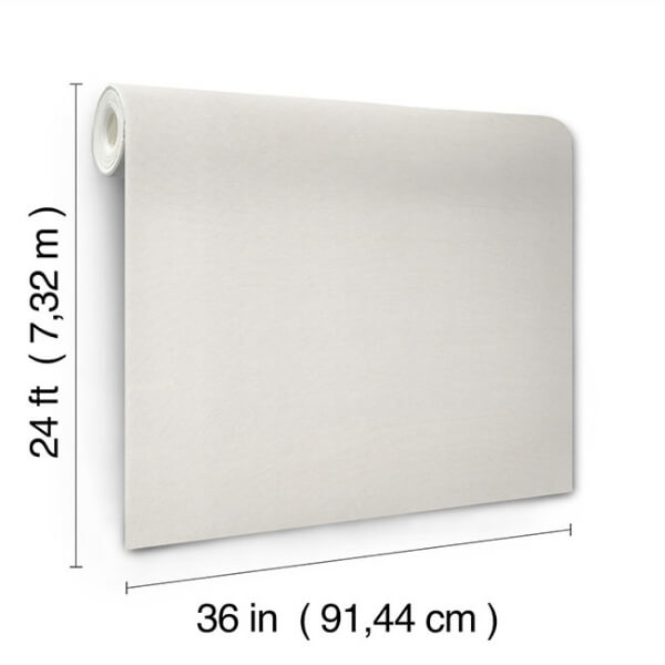 Linen Sunrise White Wallpaper