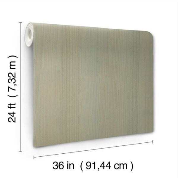 Wood Veneer Willow Wallpaper