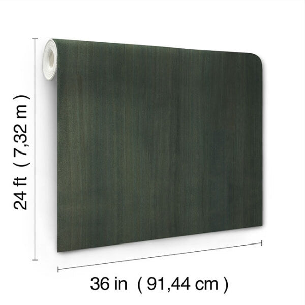 Wood Veneer Verdigris Wallpaper