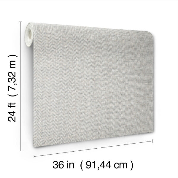 Tailored Weave Sea Glass Wallpaper