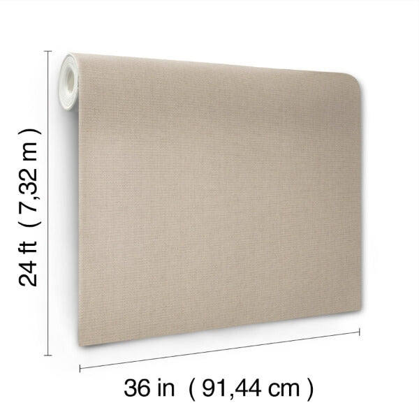Wicker Work Taupe Wallpaper