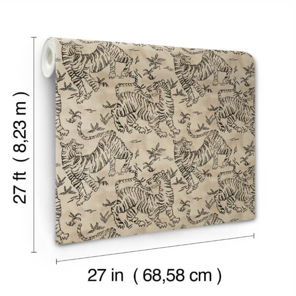 Orly Tigers Taupe Wallpaper