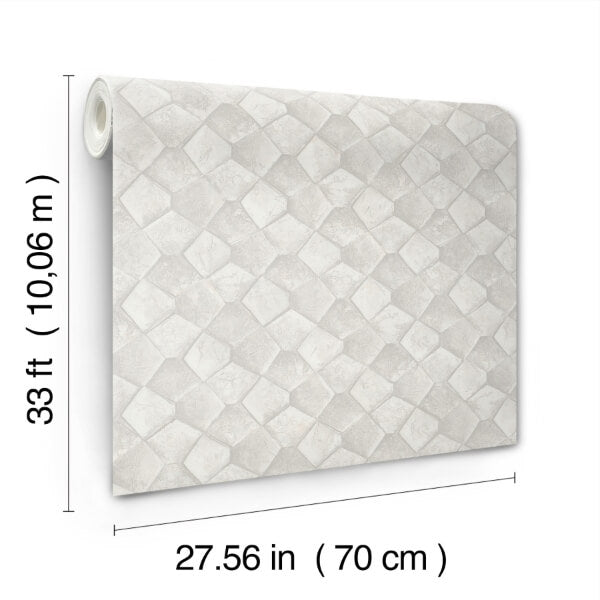 Waterford Dove Tiled Wallpaper