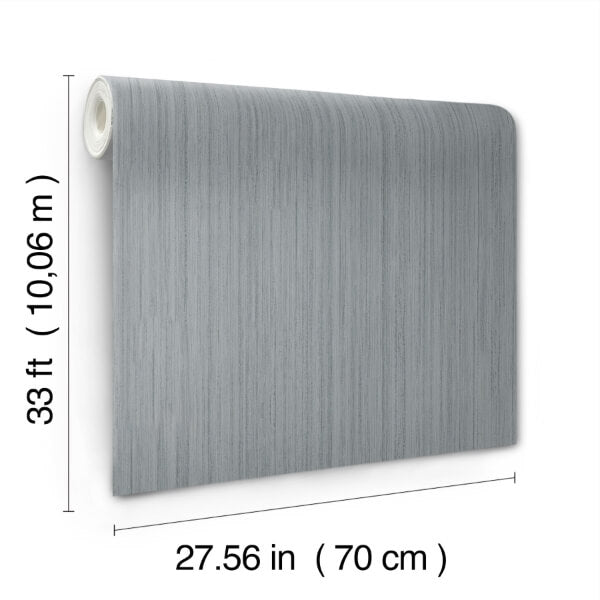 Indra Grey Striated Wallpaper