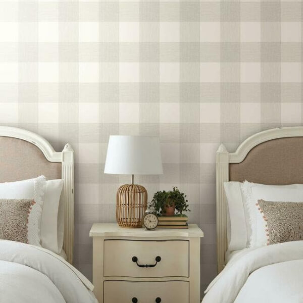 Common Thread Fog Green Wallpaper
