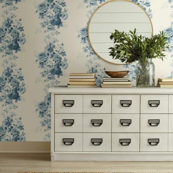 Tea Rose Blue Wallpaper