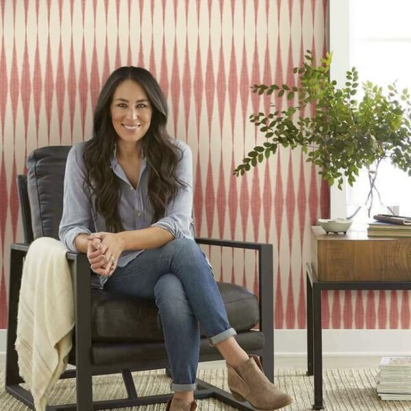 Handloom Pompian Red Wallpaper