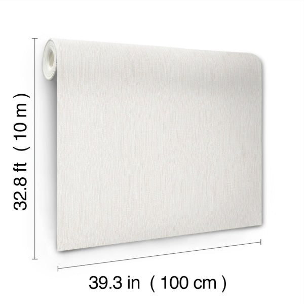 Linen Light Grey Wallpaper