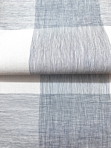 Weft And Weave Indigo Wallpaper