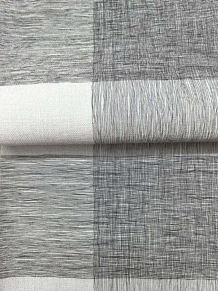 Weft And Weave Charcoal Wallpaper
