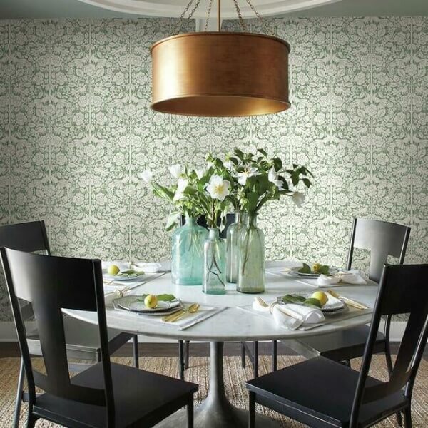 Fairy Tales Green Wallpaper