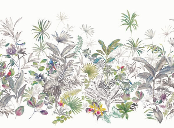 Tropical Green Wall Mural