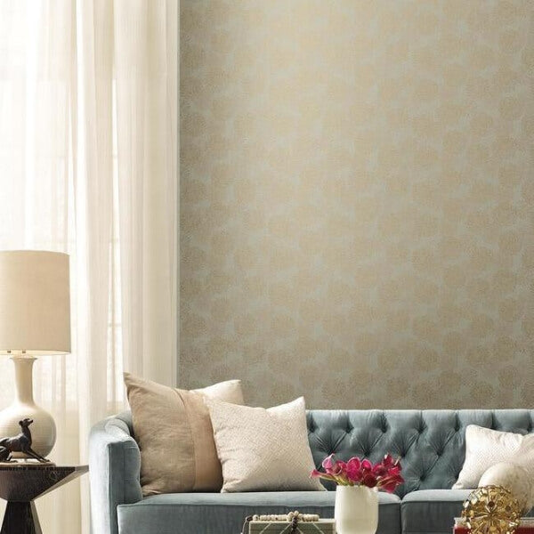 Grandeur Taupe Wallpaper
