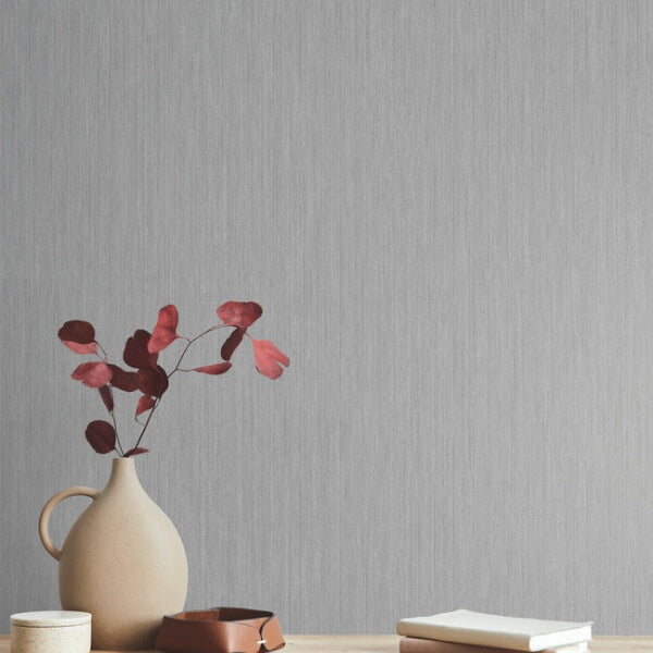 Smooth as Silk Grey & Blue Wallpaper