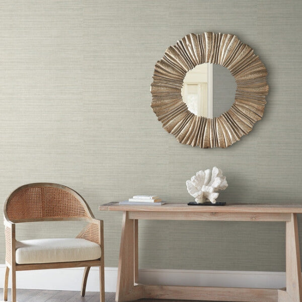 Tasar Silk Beige Wallpaper