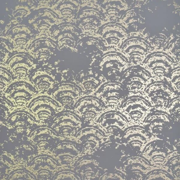 Eclipse Grey & Gold Wallpaper